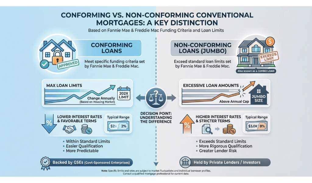 Conforming vs. Non-Conforming Conventional Loans