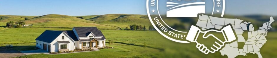 Homebuyer reviewing USDA loan eligibility for purchasing a home in a rural area.